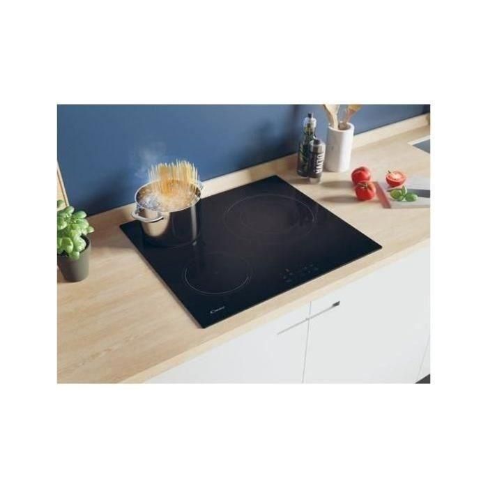 Placa de inducción CANDY 3 fuegos - L 60 cm - CI633CBB/1 - Negro 4 Placa de inducción CANDY 3 fuegos - L 60 cm - CI633CBB/1 - Negro 4