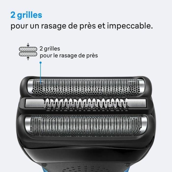 Braun BRA8700216735742 Afeitadora Eléctrica Serie 3 Negra - 30 min batería - Carga Rápida 5 min 5