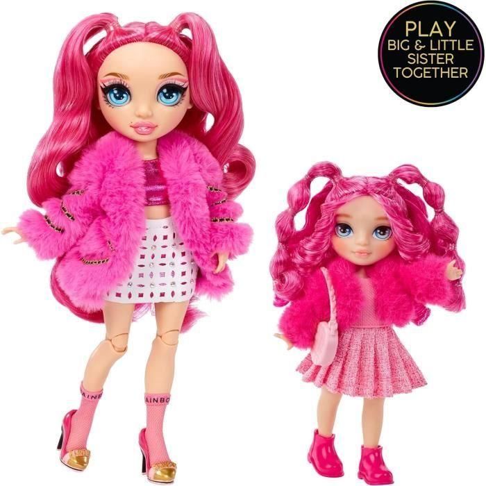 Rainbow High Littles - Muñeca 15cm + mascota - Rosa - A partir de 4 años 2