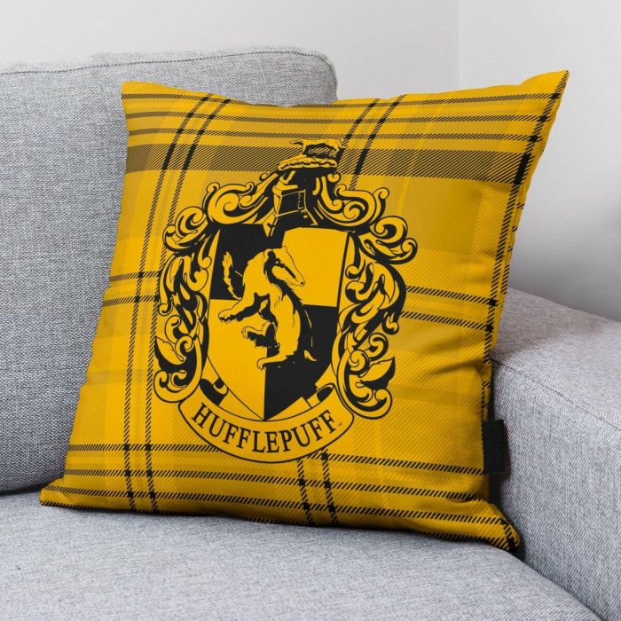 Funda de cojín Harry Potter Hufflepuff Amarillo Multicolor 50 x 50 cm 1