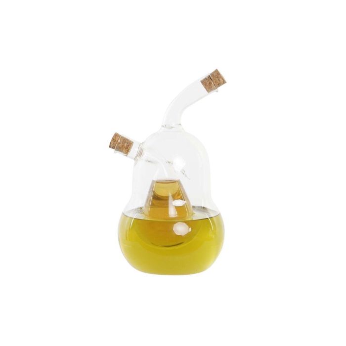 DKD Home Decor Aceitera Vinagrera Basicos para Aceite y Vinagre de Borosilicato y Corcho Transparente 540 ml 1 DKD Home Decor Aceitera Vinagrera Basicos para Aceite y Vinagre de Borosilicato y Corcho Transparente 540 ml 1