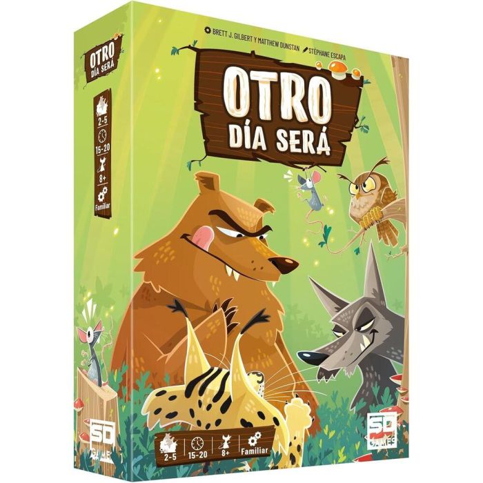 SD GAMES Otro Día Será Juego de Mesa Español (+8 años, 2-5 jugadores, 15-20 min) Caza Animales