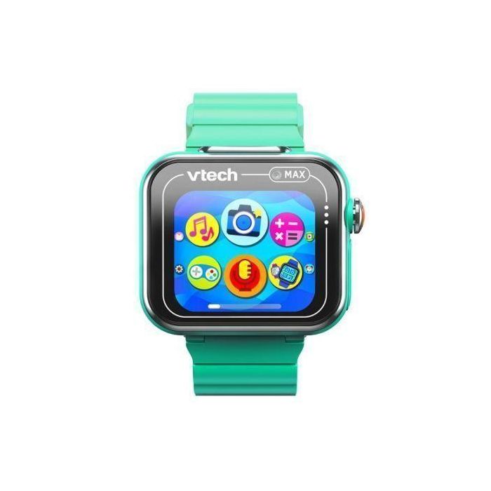 VTech Kidizoom Smartwatch Max Reloj Inteligente Infantil con Doble Cámara, Juegos y Notificaciones, Color Aguamarina 1