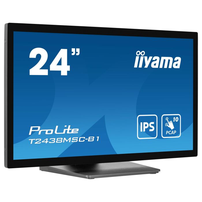 iiyama T2438MSC-B1 Monitor Táctil 23.8 Pulgadas Full HD LED HDMI DP USB Negro 11