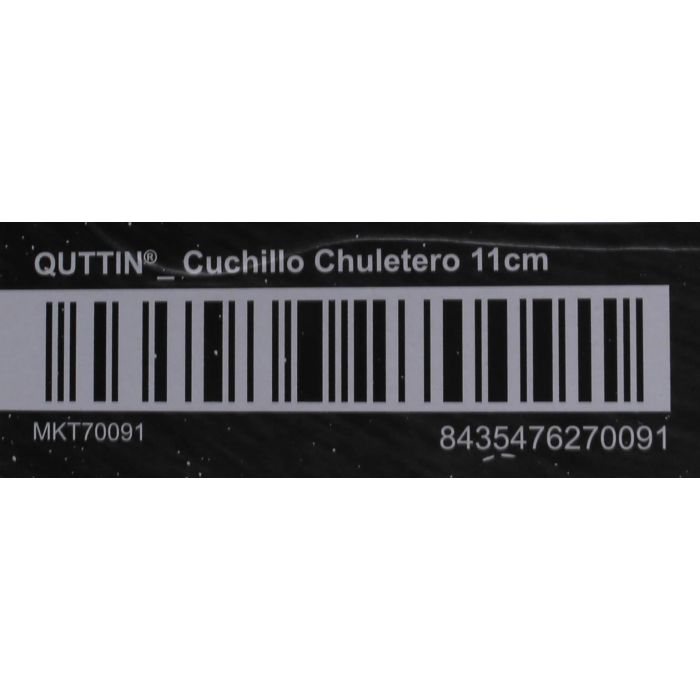 Cuchillo Chuletero Quttin Bull 11 cm (4 Unidades) 3 Cuchillo Chuletero Quttin Bull 11 cm (4 Unidades) 3