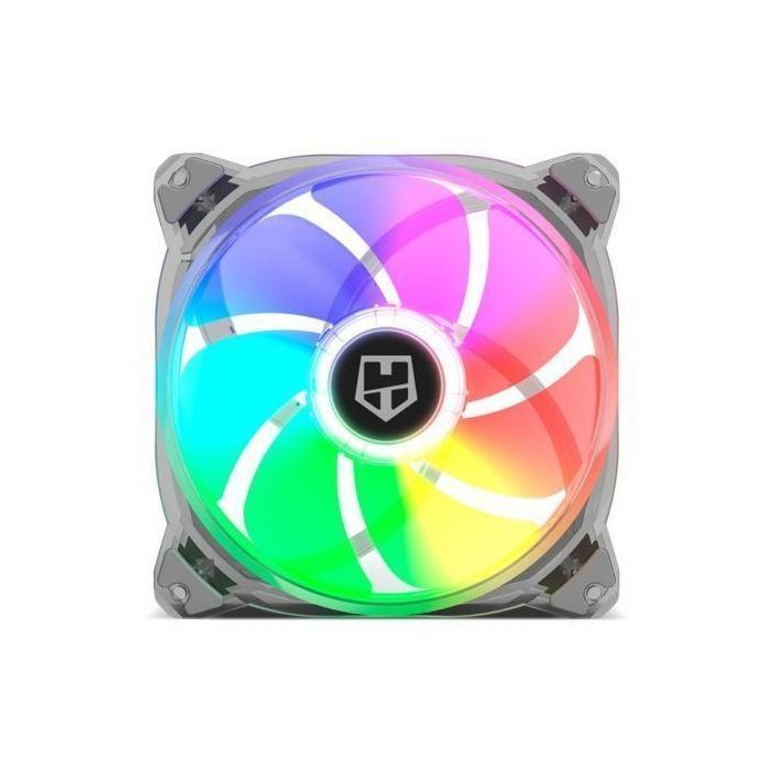 Nox Ventilador Hummer X140 14cm ARGB Silencioso 1200 RPM Flujo de Aire 45.5 CFM Rodamiento Hidráulico