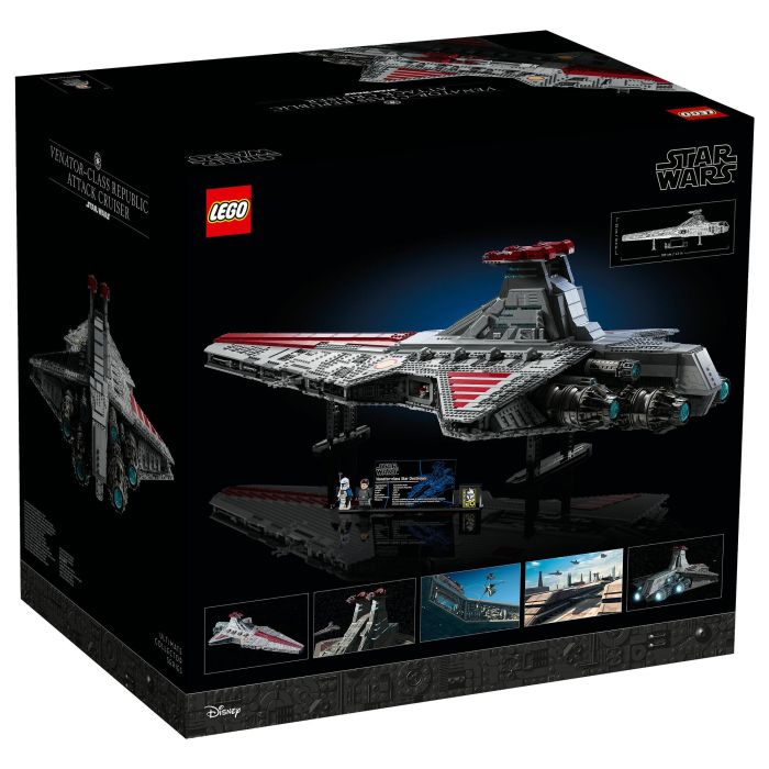 LEGO Star Wars Crucero de Ataque Clase Venator de la República 75367 5374 Piezas