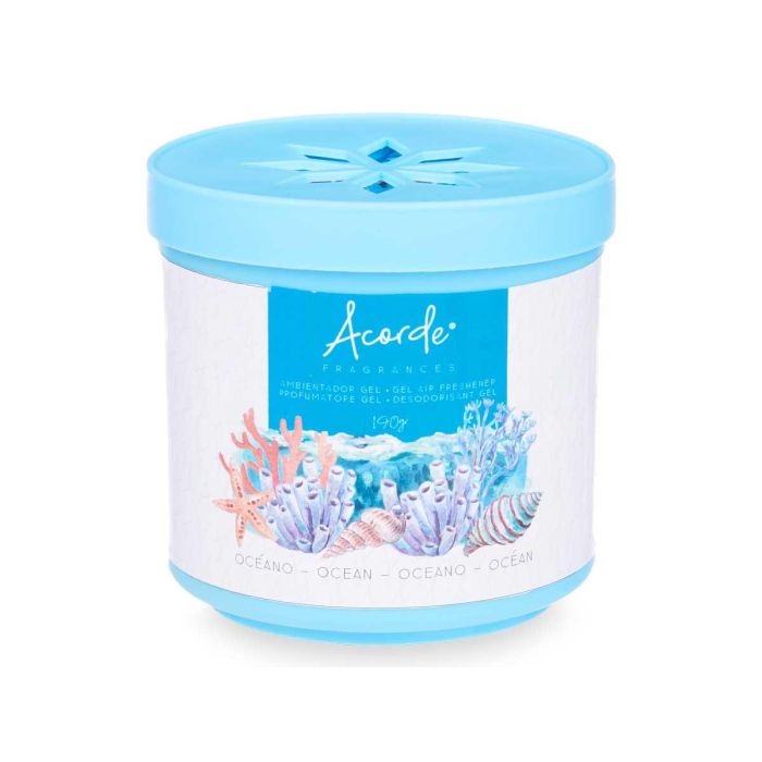 Ambientador de Gel Oceano 190g Azul - Acorde 8x7.8x8 cm (24 Unidades) 1 Ambientador de Gel Oceano 190g Azul - Acorde 8x7.8x8 cm (24 Unidades) 1