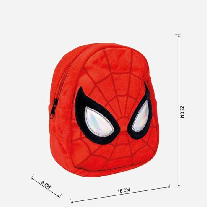 Mochila guarderia personaje peluche spiderman 18.0 x 22.0 x 8.0 cm 1