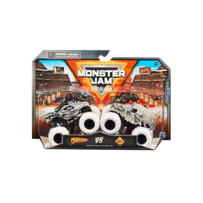 Vehículo de fundición a presión - Spin Master - Monster Jam - 1:64 - Pack de 2 - Mixto - 3 años o más 1