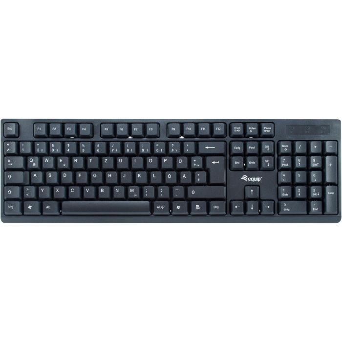 Equip Wireless Tastatur + Maus. Layout deutsch schwarz 1 Equip Wireless Tastatur + Maus. Layout deutsch schwarz 1