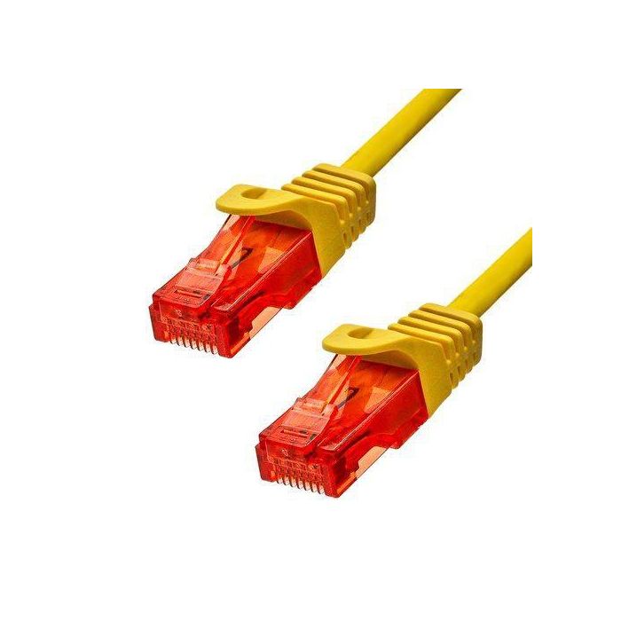 ProXtend CAT6 U/UTP CU LSZH Ethernet Cable Yellow 20m