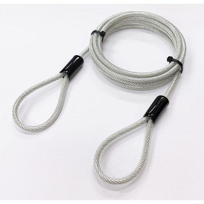 MicroConnect 2 Loop Locking Wire ø4.5mm, 2 meter, Black MicroConnect 2 Loop Locking Wire ø4.5mm, 2 meter, Black