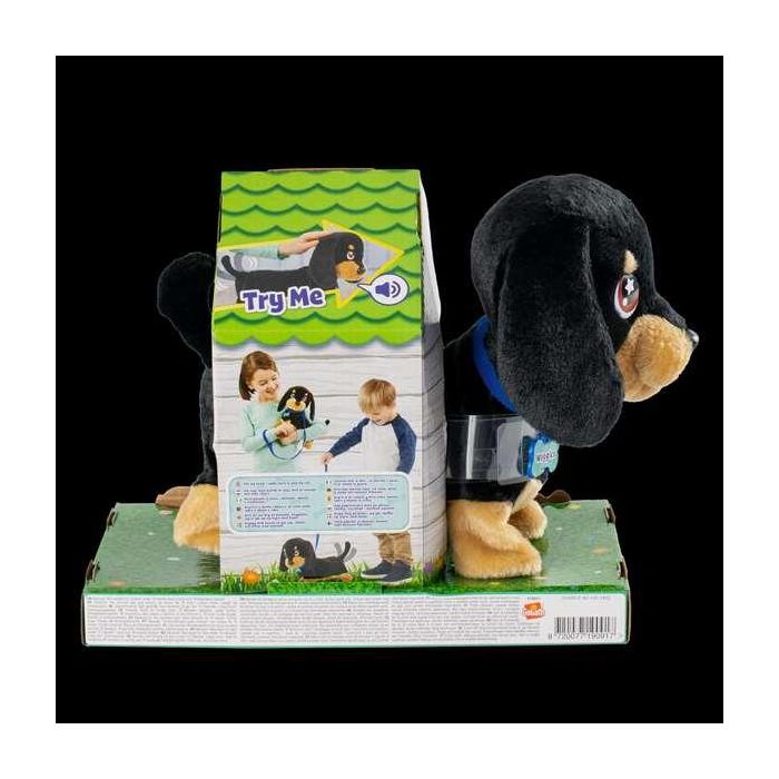 Bizak Waggles Mi Perrito Salchicha 64559091 Peluche Interactivo que camina, ladra y mueve la cola con correa incluida 9