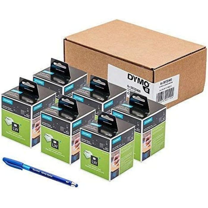 Etiquetas para Impresora Dymo 99012 LabelWriter™ 36 x 89 mm Blanco Negro 1 Etiquetas para Impresora Dymo 99012 LabelWriter™ 36 x 89 mm Blanco Negro 1