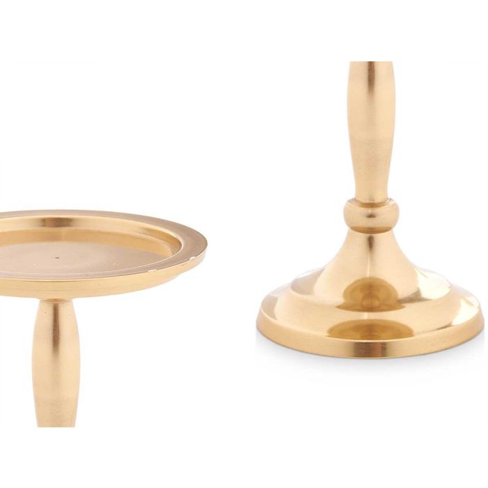Candelabro Peana Med Dorado 12Cm Giftdecor (8 Unidades) 2 Candelabro Peana Med Dorado 12Cm Giftdecor (8 Unidades) 2