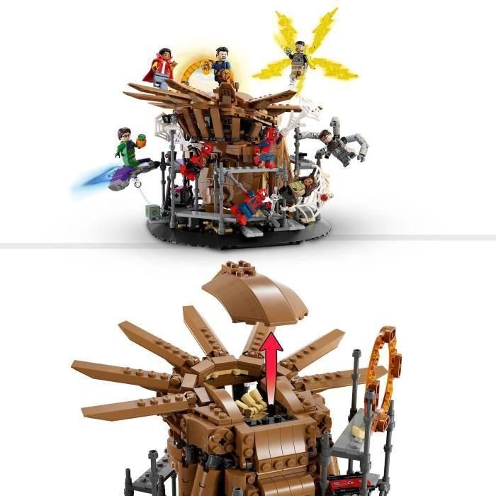 LEGO Marvel 76261 La batalla final de Spider-Man: Sin camino a casa, juguete con 3 Peter Parker, Duende Verde, Electro 2 LEGO Marvel 76261 La batalla final de Spider-Man: Sin camino a casa, juguete con 3 Peter Parker, Duende Verde, Electro 2