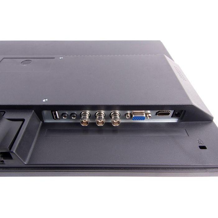 Ernitec Monitor de vigilancia 19" Full-HD para uso continuo 24/7 con HDMI, VGA y BNC