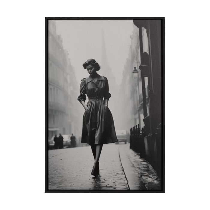 Cuadro Impresión 2/M Negro Madera 40 X 3 X 60 cm