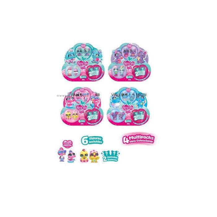 Magic Box Cherry Pets Sweet Twins Multipack con 6 Figuras Incluidas 20,1x18x32 cm