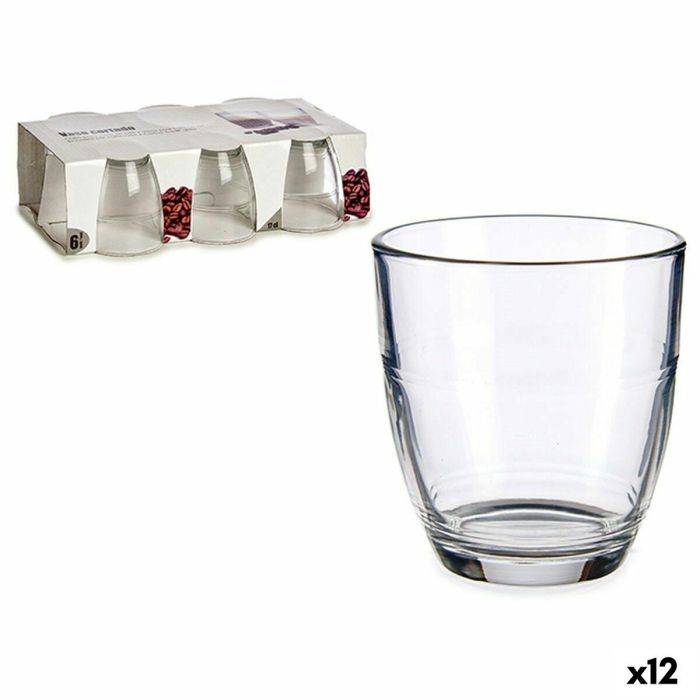 Set de Vasos Vivalto Transparente Vidrio 170 ml Café (12 Unidades)