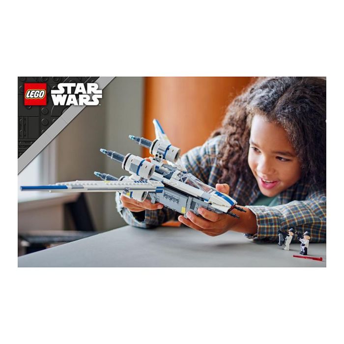 Lego Star Wars 75399 Caza Estelar Ala-U de la Alianza Rebelde Andor Set de Construcción para Niños de 8 Años en Adelante