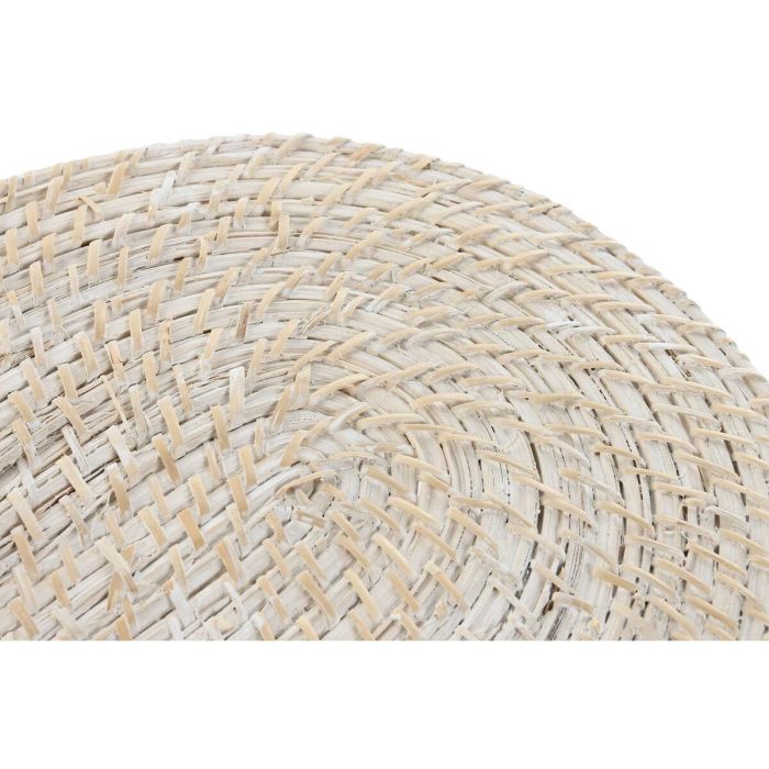 Individual Balines DKD Home Decor Blanco Natural 30 x 1 x 40 cm 2