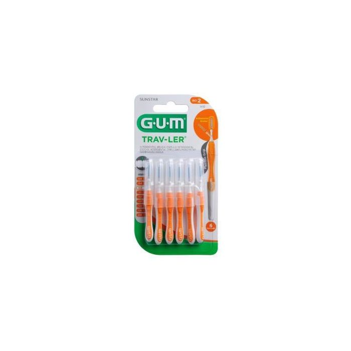 Cepillo Interdental Trav-Ler 0,9Mm 6Un Naranja Cepillo Interdental Trav-Ler 0,9Mm 6Un Naranja