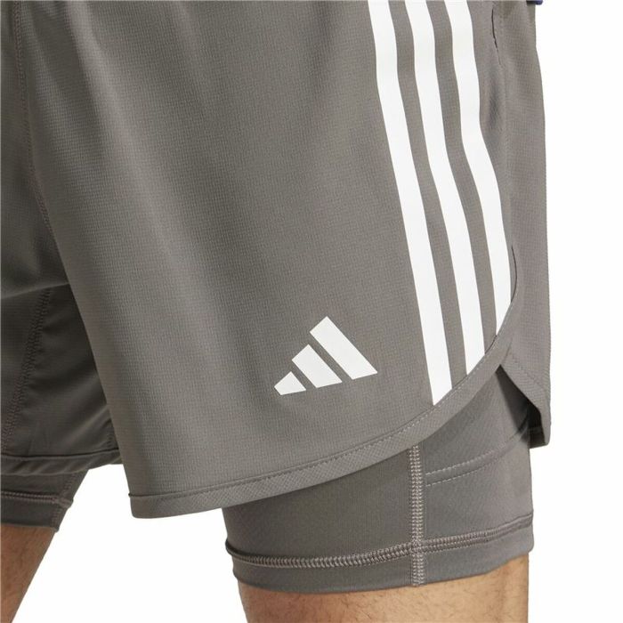Pantalones Cortos Deportivos para Hombre Adidas Own The Run 3 Bandas 2In1 2 Pantalones Cortos Deportivos para Hombre Adidas Own The Run 3 Bandas 2In1 2