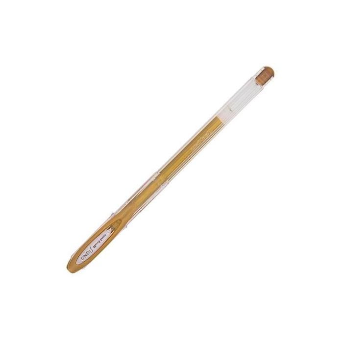 Uniball Rollerball Signo Noble Metal Um-120Nm 0.8 mm Oro Caja 12 Ud