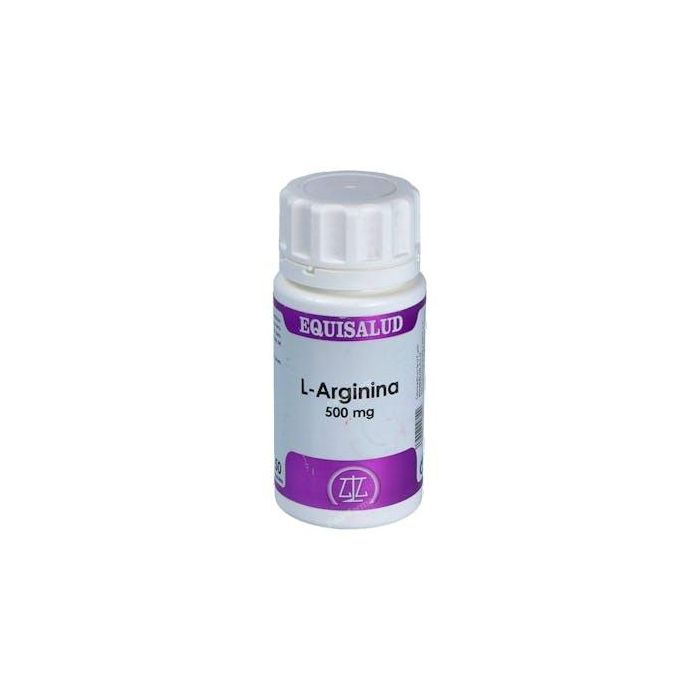 Holomega L-Arginina, suplemento alimenticio apto para vegetarianos y diabéticos, 50 cápsulas