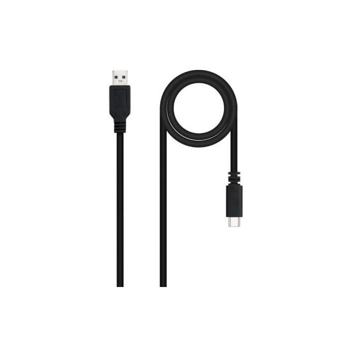 Cable USB NANOCABLE 10.01.2101-L150 Negro 1,5 m Cable USB NANOCABLE 10.01.2101-L150 Negro 1,5 m