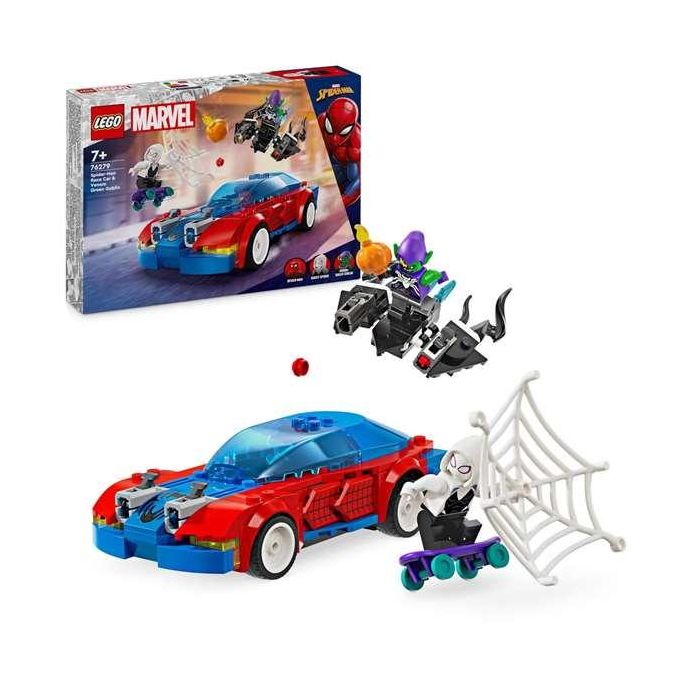Juego de construccion coche de carreras de spider-man y duende verde venomizado lego marvel 1 Juego de construccion coche de carreras de spider-man y duende verde venomizado lego marvel 1
