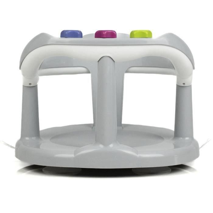 Thermobaby Anillo de Baño Aquababy para Bebés con Respaldo, Apoyabrazos, 3 Juguetes Educativos, Ventosas y Superficie Antideslizante Gris Charme 3 Thermobaby Anillo de Baño Aquababy para Bebés con Respaldo, Apoyabrazos, 3 Juguetes Educativos, Ventosas y Superficie Antideslizante Gris Charme 3