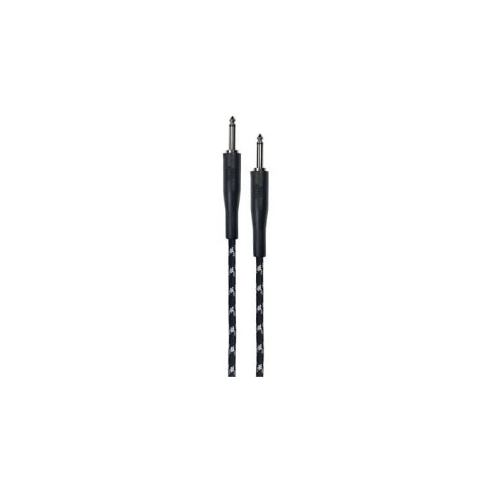 Cable De Instrumento De 6 Metros De Largo. 2 Jacks Rectos. Color Negro Y Gris Cable De Instrumento De 6 Metros De Largo. 2 Jacks Rectos. Color Negro Y Gris