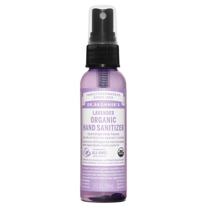 Dr Bronner's Limpiador de Manos Lavanda 60 mL