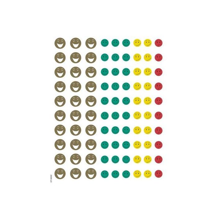 Gomets Apli Bolsa 2H Cara Feliz Pequeña Removibles (16800) (Set de 5)