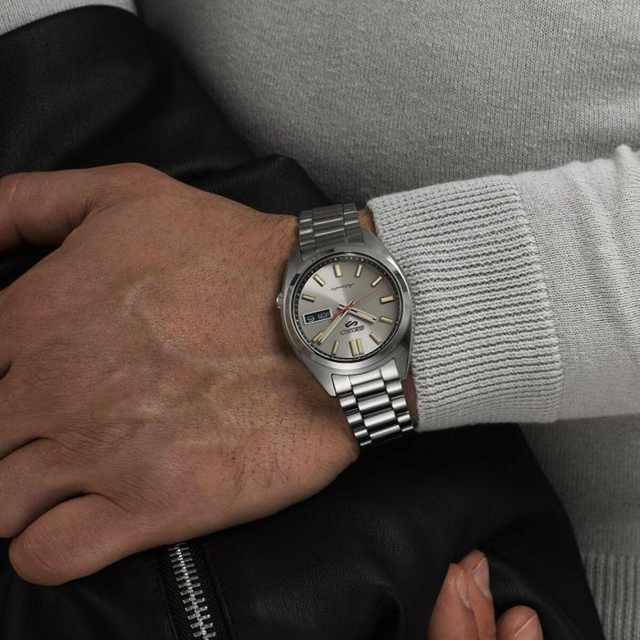 Reloj Hombre Seiko SRPK91K1 Plateado 1 Reloj Hombre Seiko SRPK91K1 Plateado 1