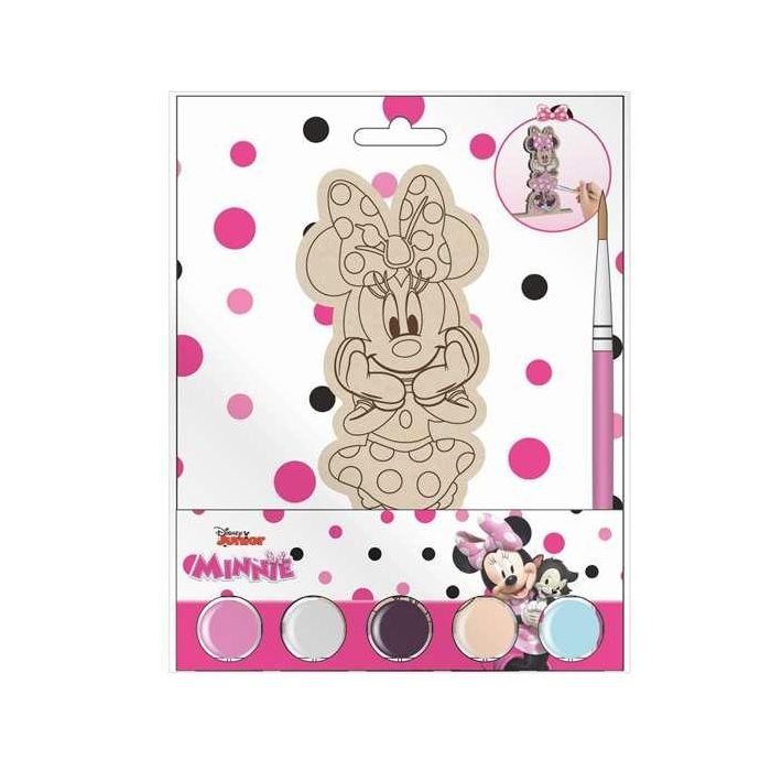 Cerdá Set de Figuras Coloreables Madera Minnie para Niños 14x18x5cm Edad Mínima 3 Años Cerdá Set de Figuras Coloreables Madera Minnie para Niños 14x18x5cm Edad Mínima 3 Años