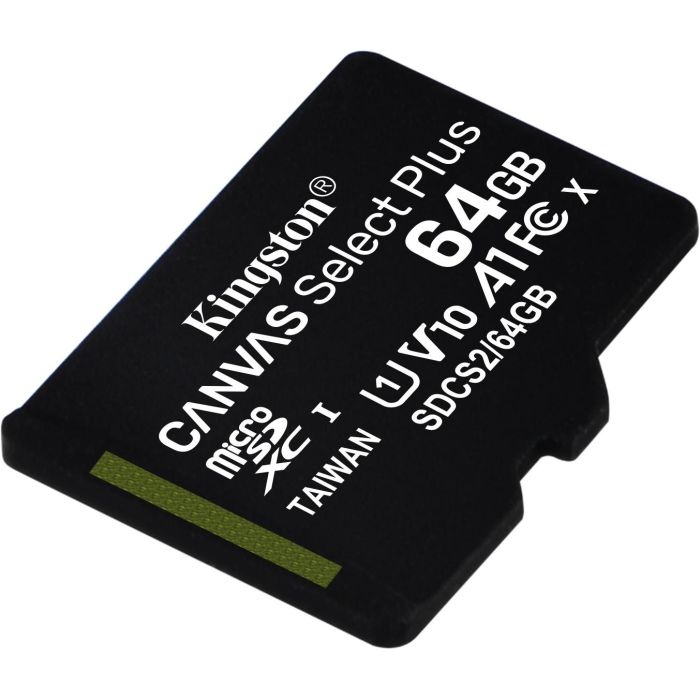 Kingston Canvas Select Plus microSDXC 64GB 100MB/s con Adaptador 3