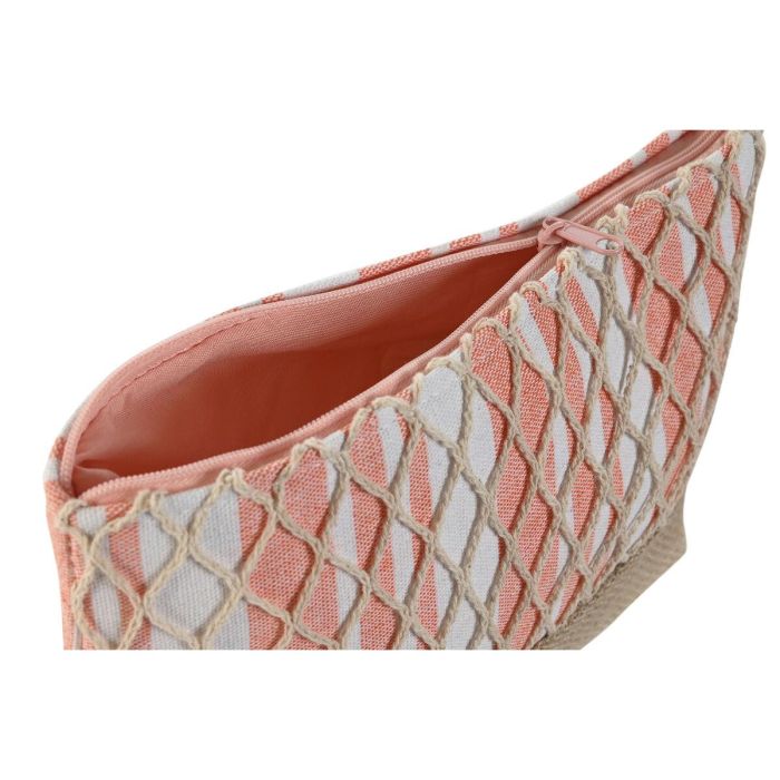 Neceser Mediterraneo DKD Home Decor Gris Coral 7 x 15 x 25 cm (2 Unidades) 2