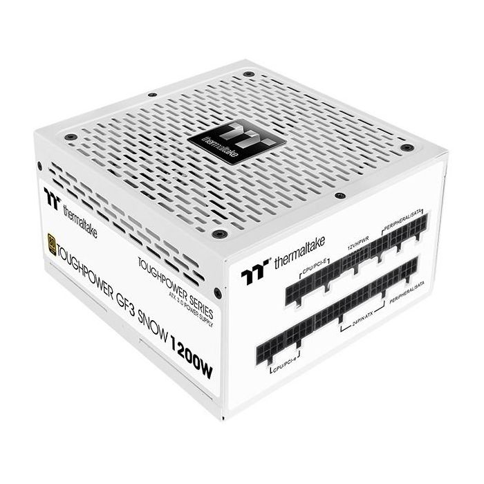 Thermaltake Toughpower GF3 Snow 1200W Fuente Alimentación PC ATX 3.0 Modular 80 PLUS Gold Blanco