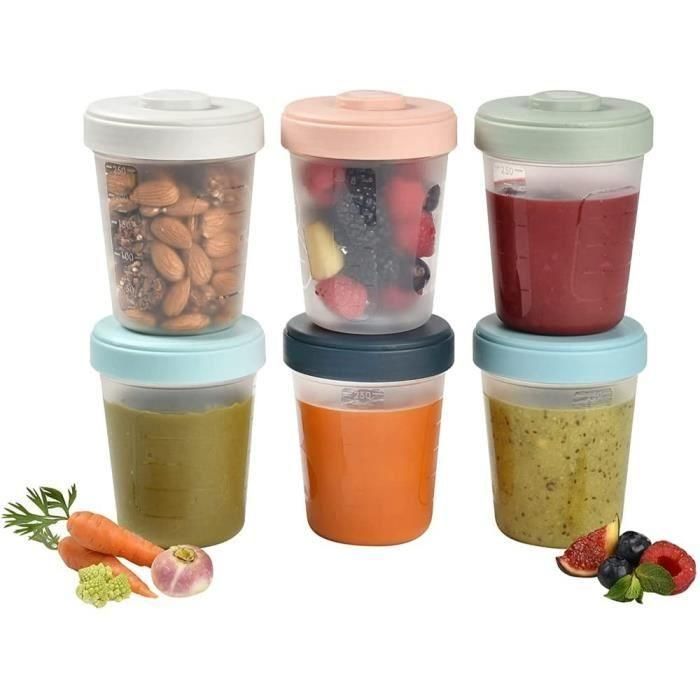 BEABA Set 2da edad clip 6 porciones - (6x250ml) 1 BEABA Set 2da edad clip 6 porciones - (6x250ml) 1