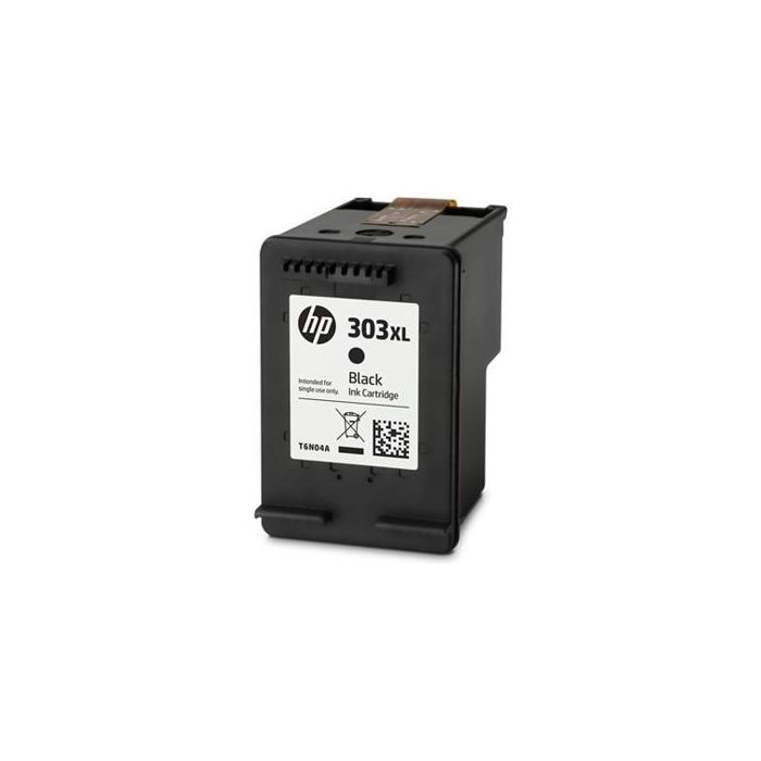 HP Cartucho de Tinta Original 303XL Negro T6N04Ae - Para impresoras HP, aprox. 600 páginas, 12 ml, base pigmento HP Cartucho de Tinta Original 303XL Negro T6N04Ae - Para impresoras HP, aprox. 600 páginas, 12 ml, base pigmento