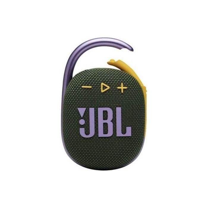 JBL JBLCLIP4GRN Altavoz Bluetooth Clip 4, 5W, Sonido Pro, Ultraportátil, Mosquetón, Resistente al Agua y Polvo, 10h Autonomía, Verde JBL JBLCLIP4GRN Altavoz Bluetooth Clip 4, 5W, Sonido Pro, Ultraportátil, Mosquetón, Resistente al Agua y Polvo, 10h Autonomía, Verde