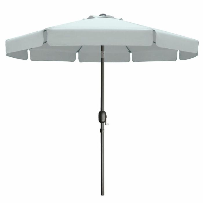 Marbueno Sombrilla Acero 8 Varillas D300 cm Polyester Blanco Jardin, Piscina y Terraza 10489 0 Marbueno Sombrilla Acero 8 Varillas D300 cm Polyester Blanco Jardin, Piscina y Terraza 10489 0