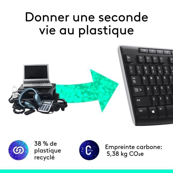 Teclado Logitech K270 Wireless Frances 4 Teclado Logitech K270 Wireless Frances 4