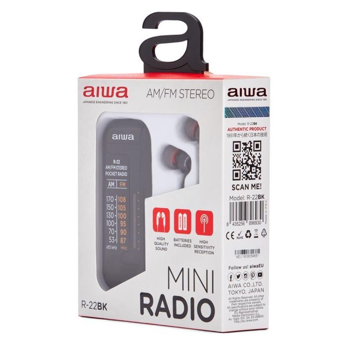 Radio Bolsillo Aiwa Mini Pocket Radio 6 Radio Bolsillo Aiwa Mini Pocket Radio 6