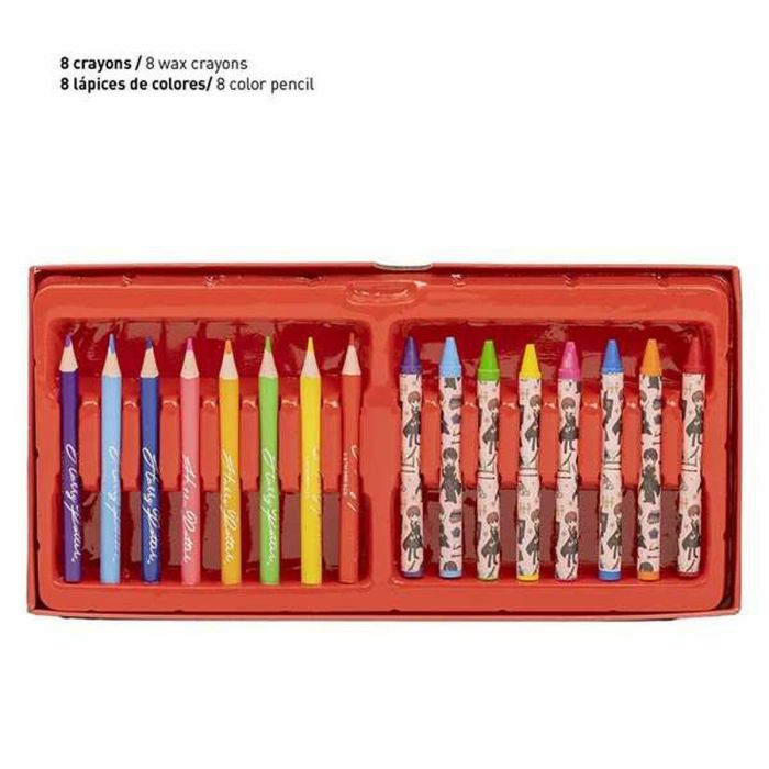 Set papelería coloreable maletín harry potter 7 Set papelería coloreable maletín harry potter 7