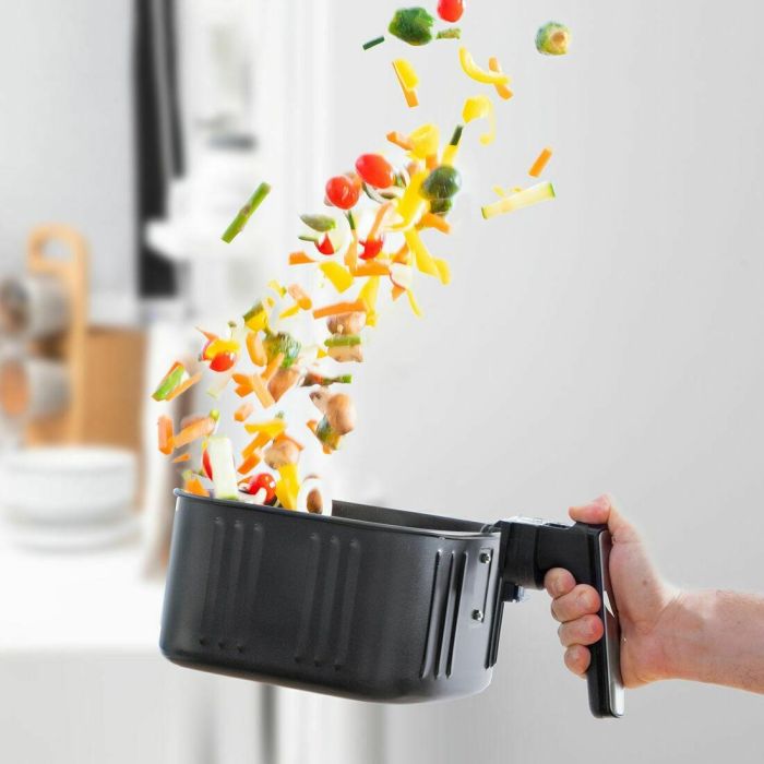 Pack Freidora de Aire y Cesta de Silicona Plegable InnovaGoods 17